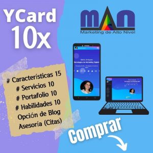 Tarjeta – Micrositio YCard 10x