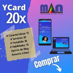 Tarjeta – Micrositio YCard 20x