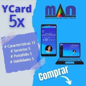 Tarjeta - Micrositio YCard 5x